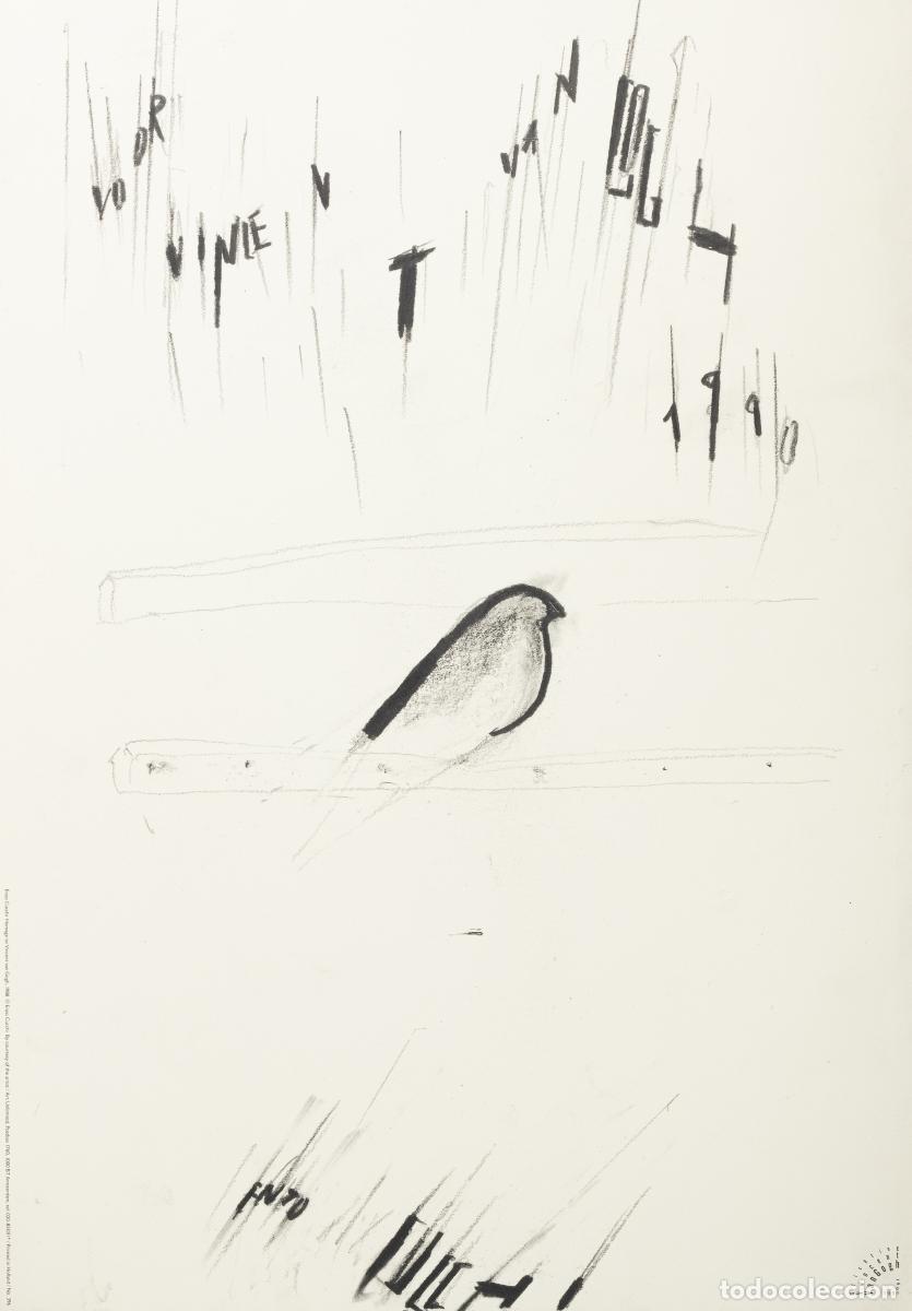 Other art objects: CARTEL DE ENZO CUCCHI EN HOMENAJE A V. VAN GOGH