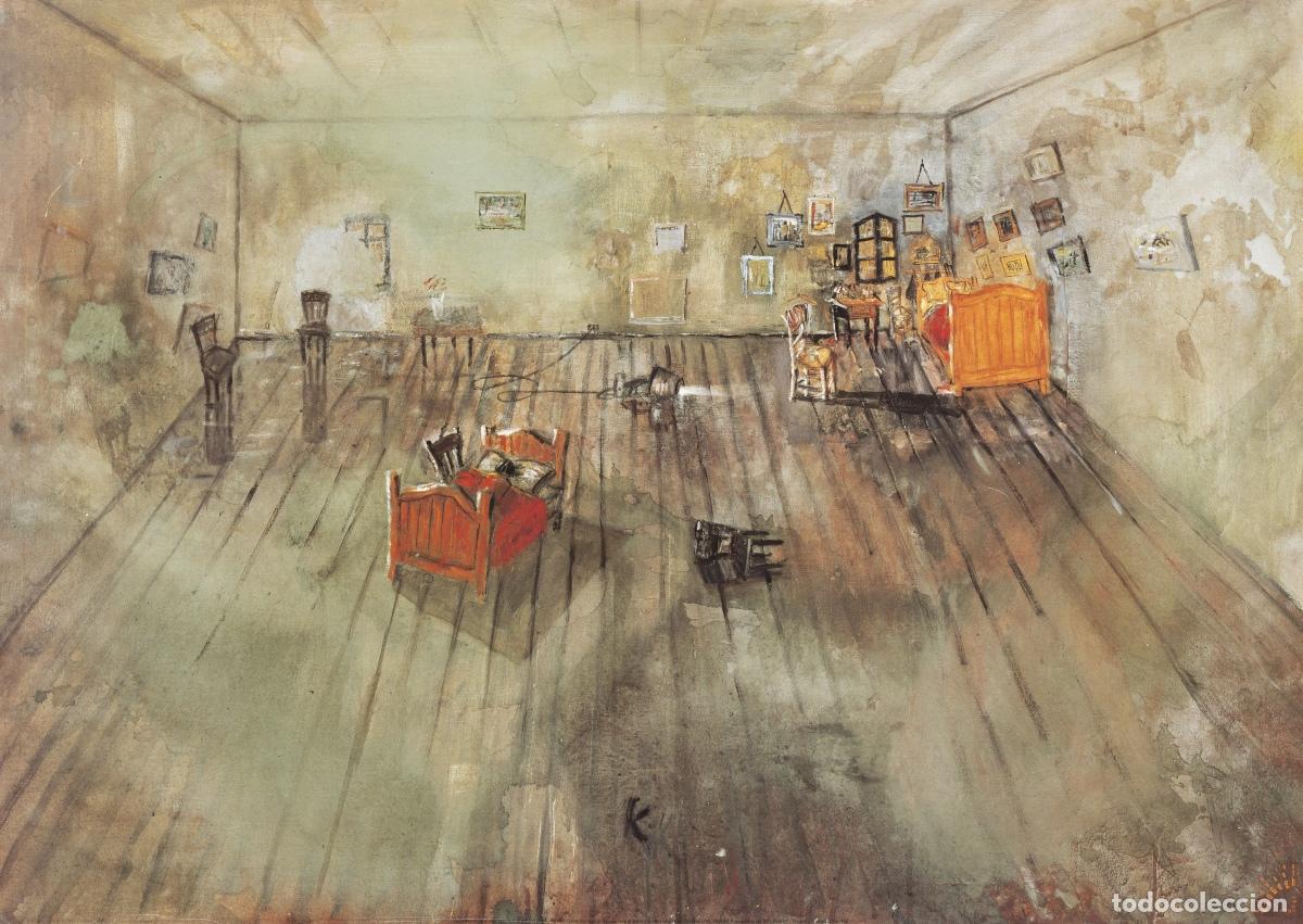 Otros Objetos de Arte: Cartel de Guillermo Kuitca, un homenaje a V. Van Gogh.