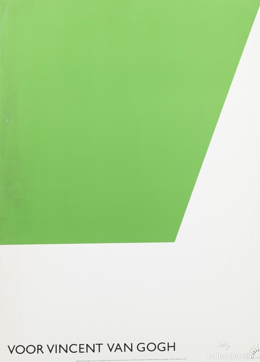 Otros Objetos de Arte: CARTEL DE ELLSWORTH KELLY EN HOMENAJE A V. VAN GOGH