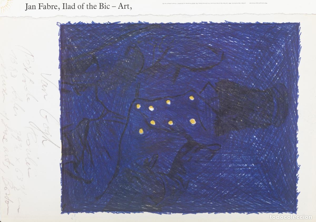 Other art objects: CARTEL DE JAN FABRE EN HOMENAJE A VAN GOGH