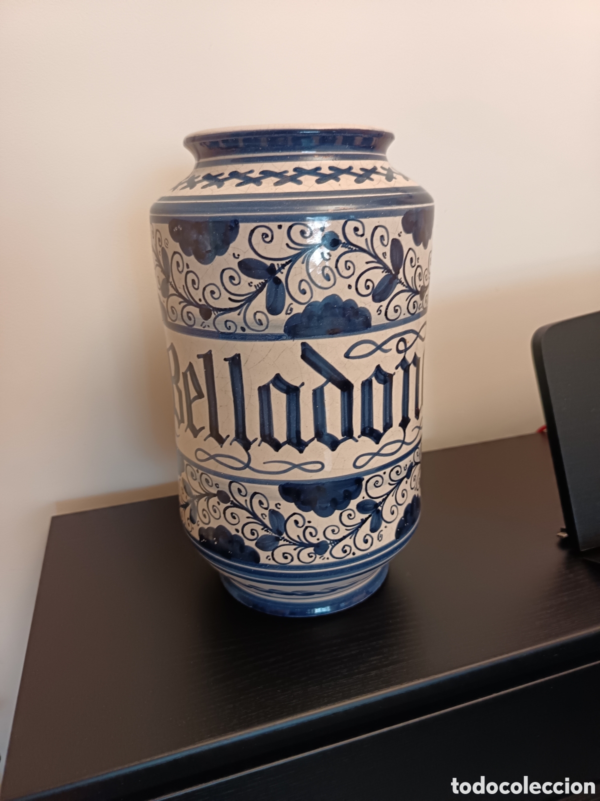 Otros objetos de arte: Albarelo Belladona grande numerado - Foto 1