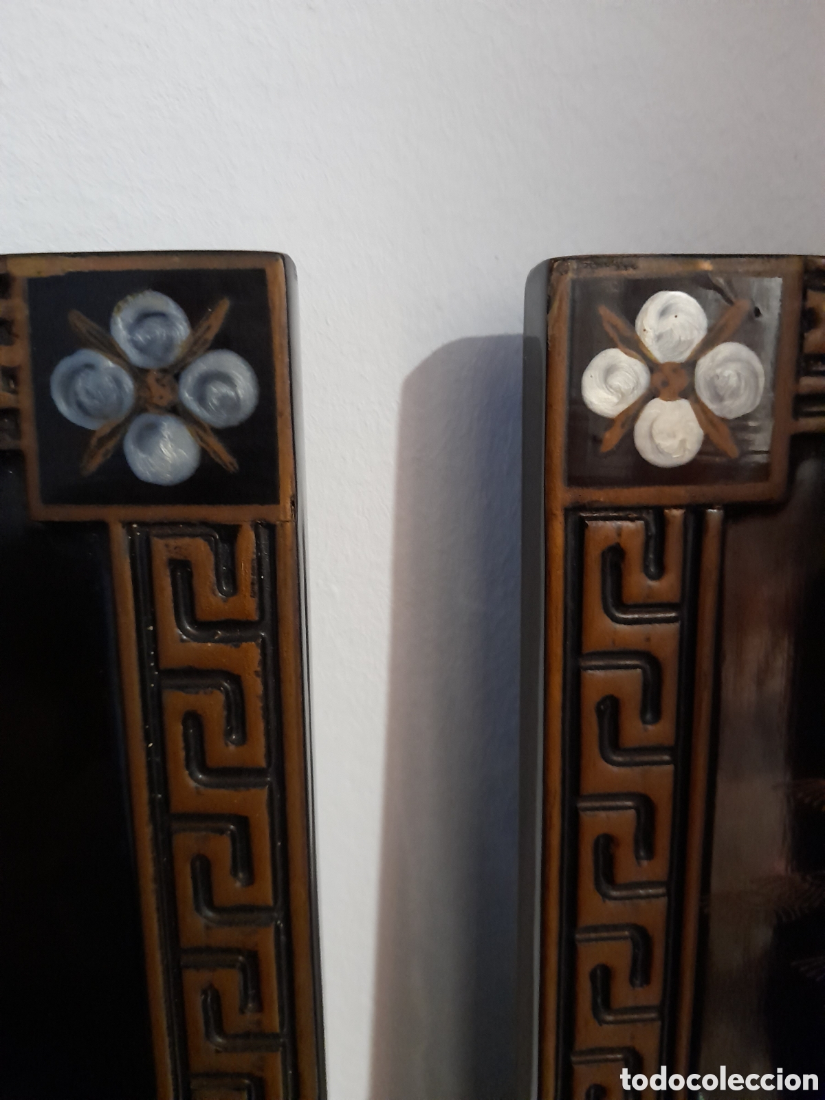 Otros objetos de arte: Tabla lacada china 38 x 75 cm - Foto 4
