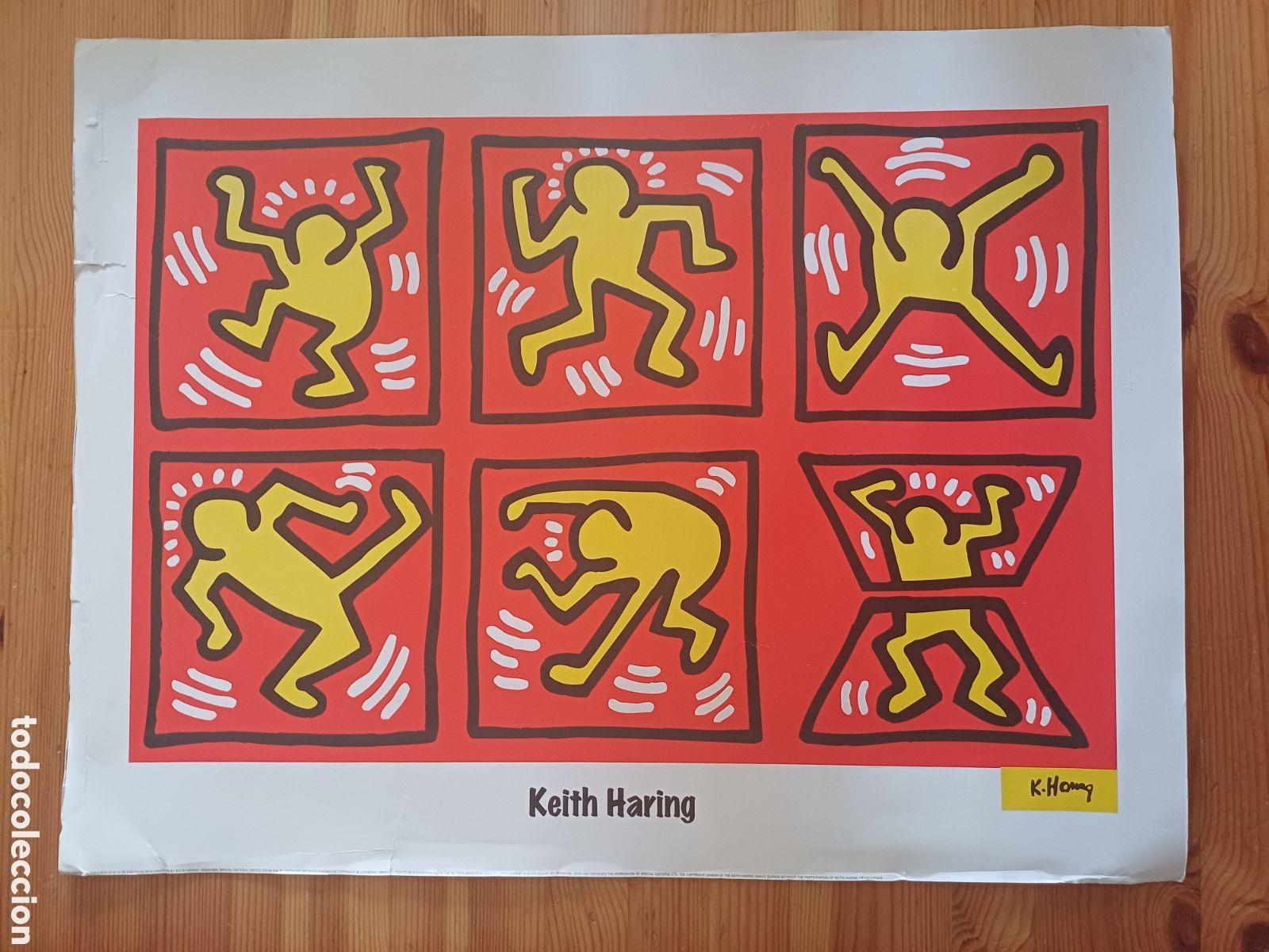 Art: Keith Haring New Dancers Playboy Art Gallery edition print Verkerke