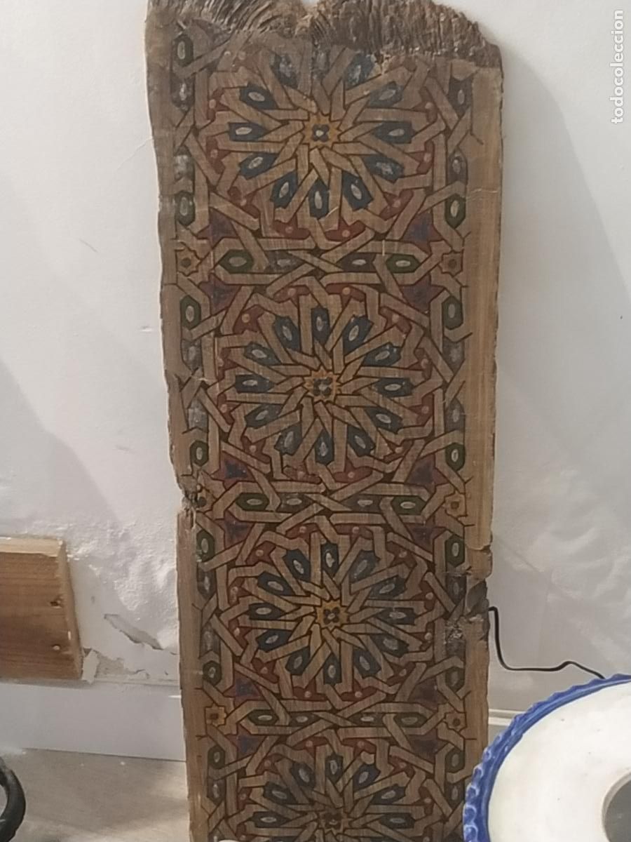 Arte: Tabla neo - mud&eacute;jar con laceria siguiendo modelo de los techos del S. XV