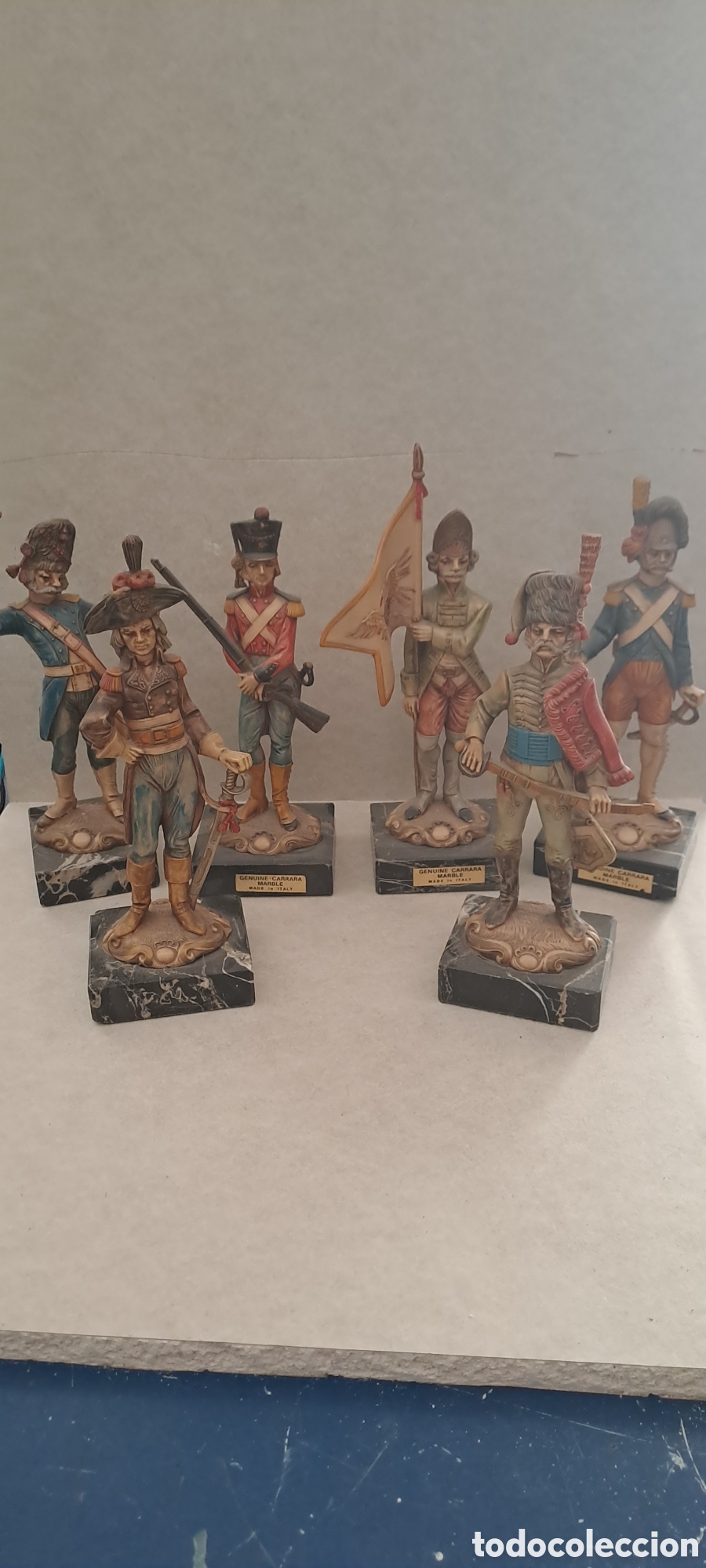 Arte: Lote de 6 soldados.Depose Italia. Siglo XX