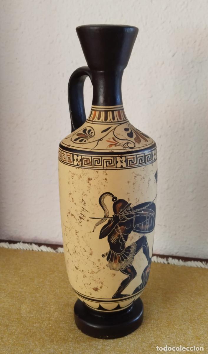 Otros Objetos de Arte: L&eacute;cito &Aacute;tico - Copia Exacta de Museo (c. 480 a.C.) - Cer&aacute;mica Griega Hecha a Mano