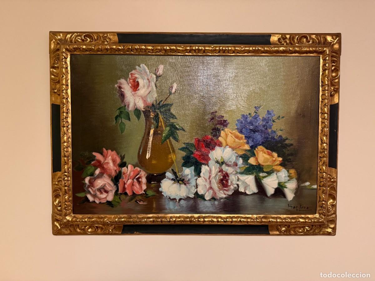 Otros Objetos de Arte: Cuadro &Oacute;leo Bodeg&oacute;n Montoro