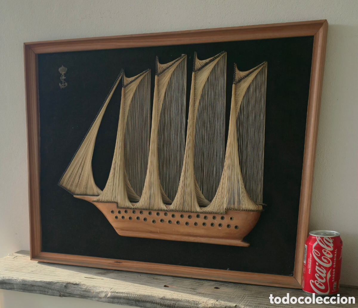 Otros Objetos de Arte: Hilorama nautico vintage