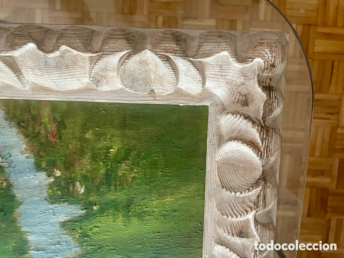 Otros Objetos de Arte: Marco de madera tallado