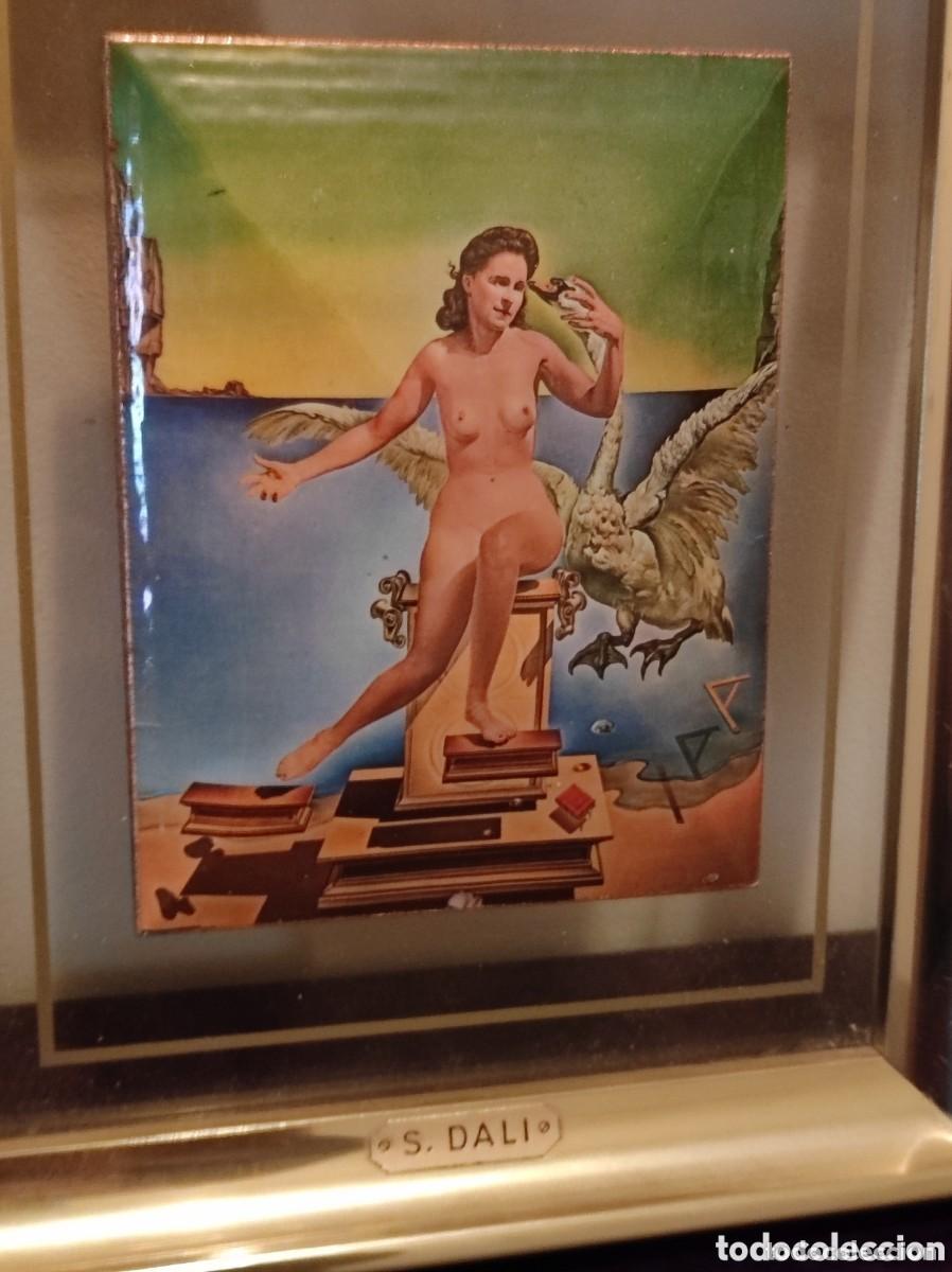 Otros Objetos de Arte: Bonito cuadro esmaltado Gala Salvador Dali Fundaci&oacute;n Gala Dal&iacute; de Figueras - Figueres