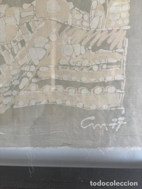 Otros objetos de arte: TECNICA MIXTA EN SEDA BORDADA - Foto 3