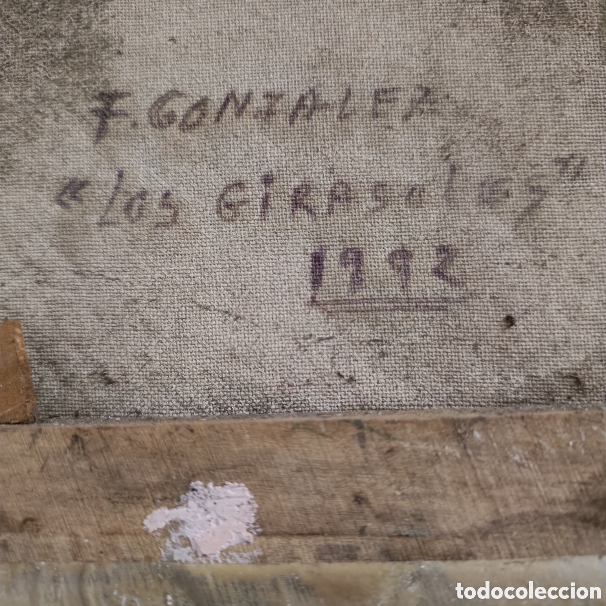 Otros objetos de arte: Acr&iacute;lico original &rdquo; Los girasoles&rdquo; - Foto 5
