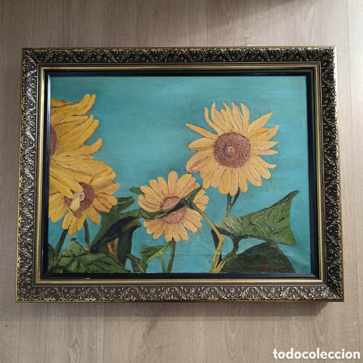 Otros Objetos de Arte: Acr&iacute;lico original &rdquo; Los girasoles&rdquo;