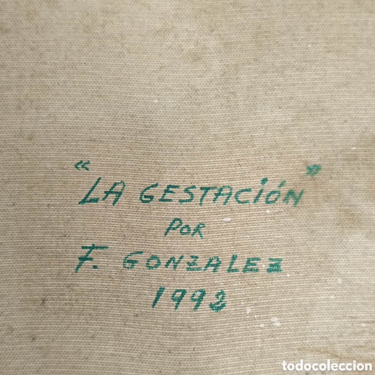 Otros objetos de arte: Acr&iacute;lico llamado &rdquo;La gestaci&oacute;n&rdquo; - Foto 4