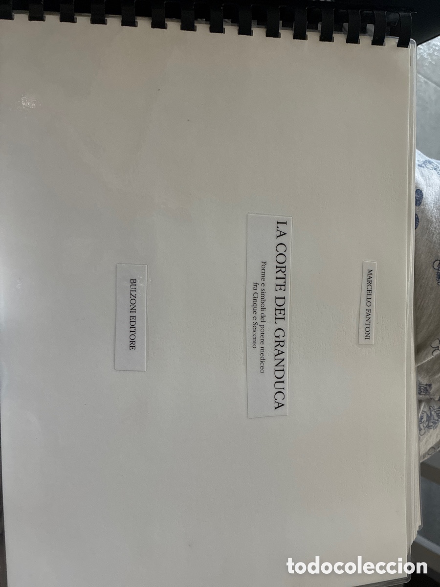 Otros Objetos de Arte: La corte del Granduca. Forme e s&iacute;mbolo del potere medievo fra Cinque e Seicento