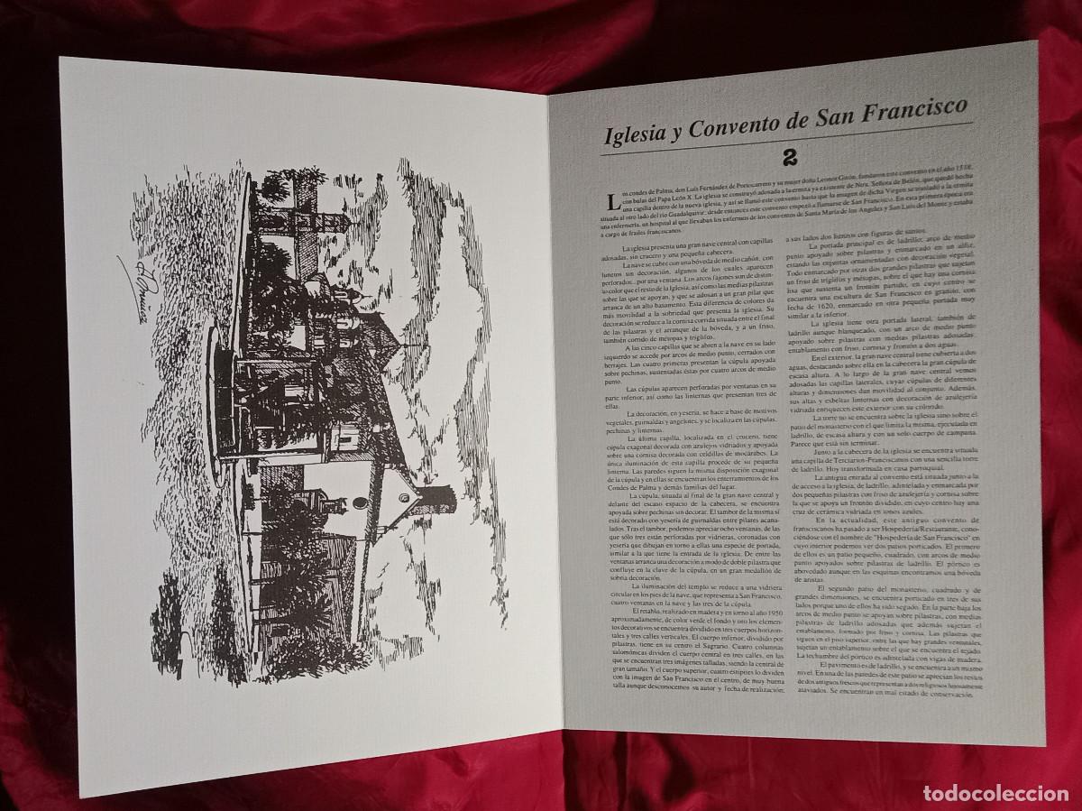 Otros Objetos de Arte: Lamina de Palma del Condado - Iglesia y Convento de San Francisco - Su Historia.