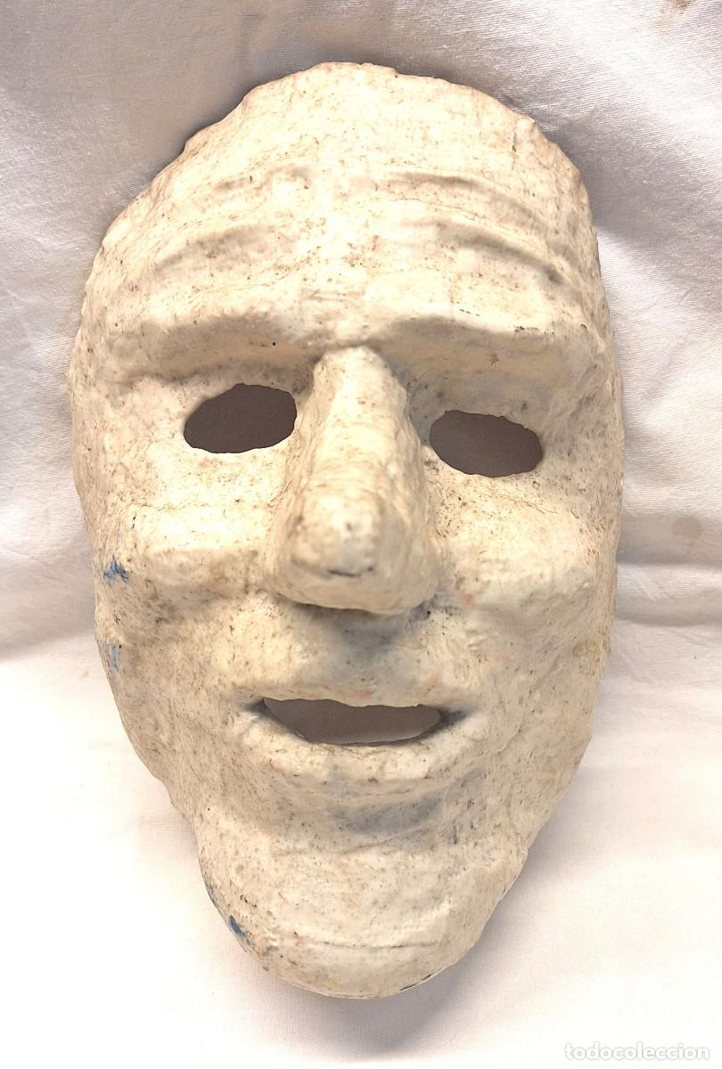 Otros Objetos de Arte: Mascara Teatro Papel Mache. Med. 22 cm
