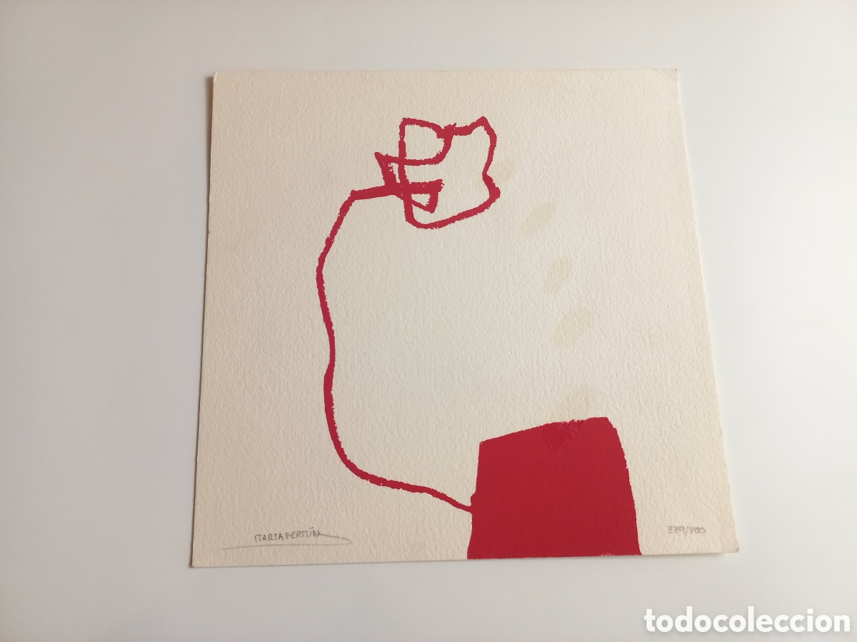 Otros Objetos de Arte: Estampaci&oacute;n Art&iacute;stica Marta Ferm&iacute;n. Imprenta Gofer. Limitada y numerada.