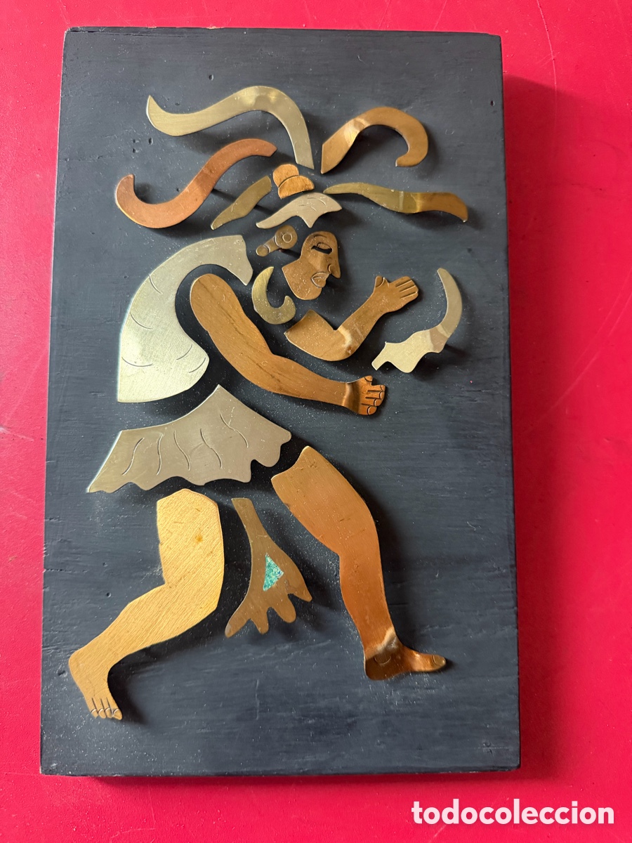 Otros Objetos de Arte: Cuadro Met&aacute;lico Precolombino