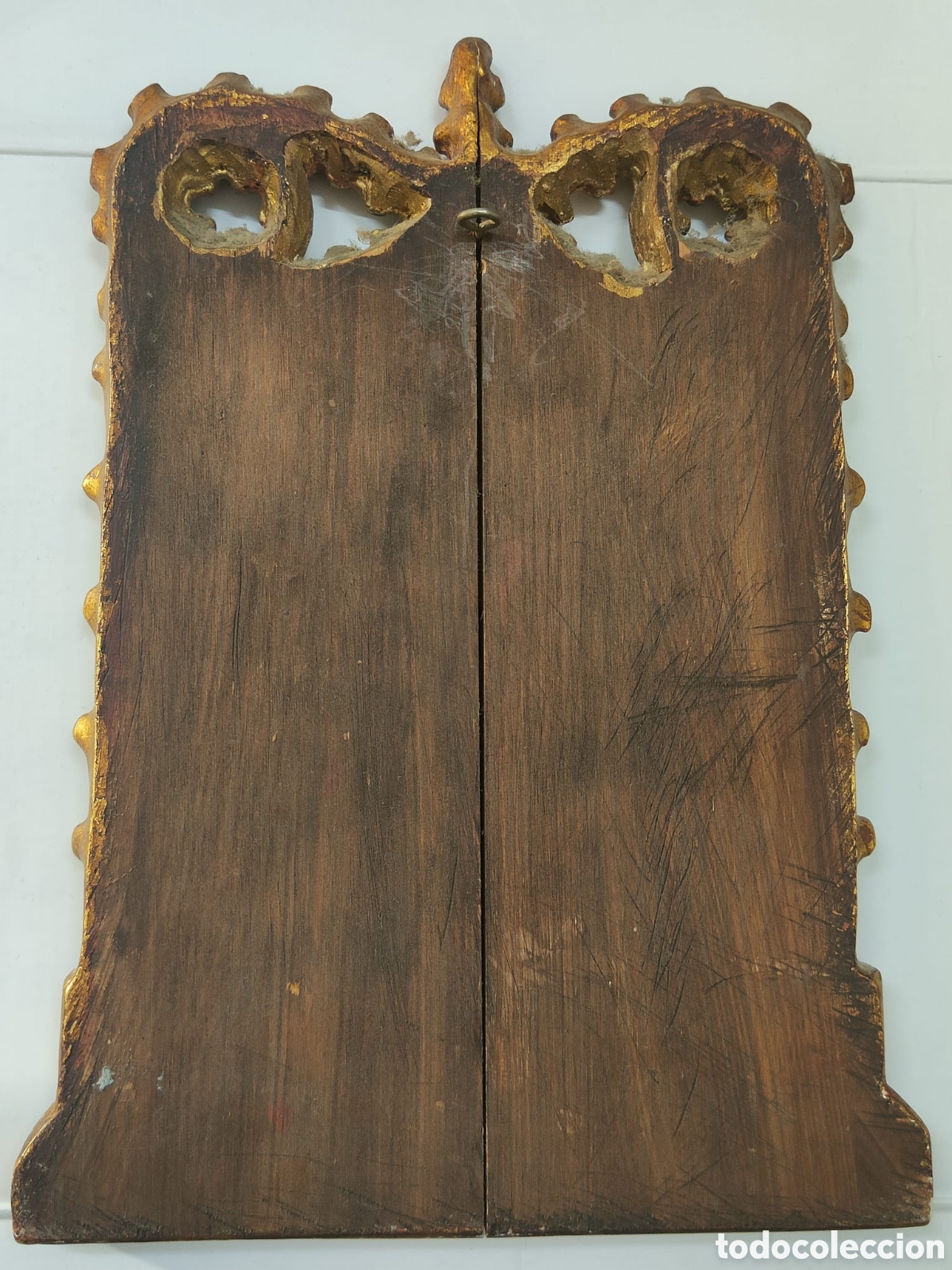 Otros objetos de arte: Pareja de cuadros madera y esmalte - Foto 12