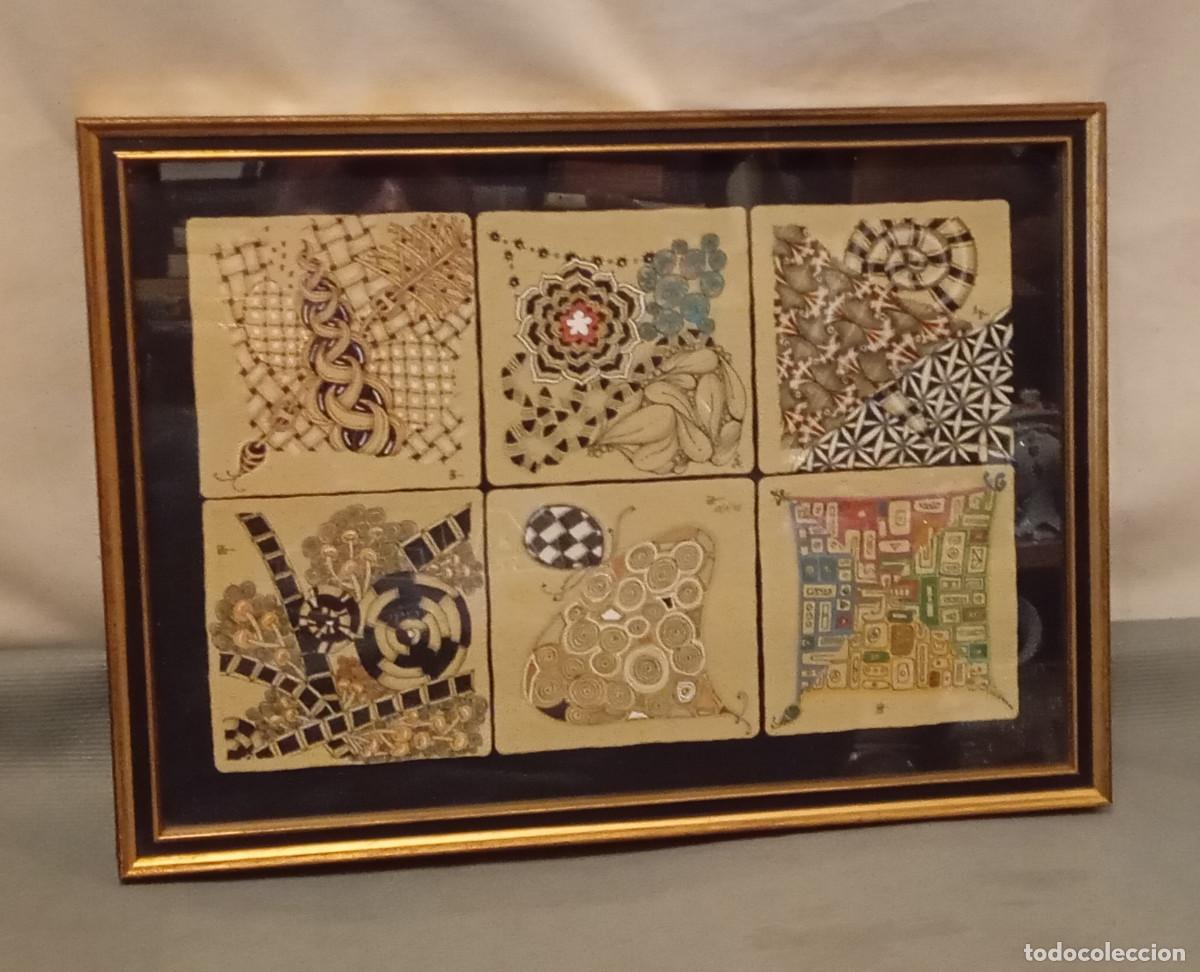 Otros Objetos de Arte: Arte Zentangle Enmarcado
