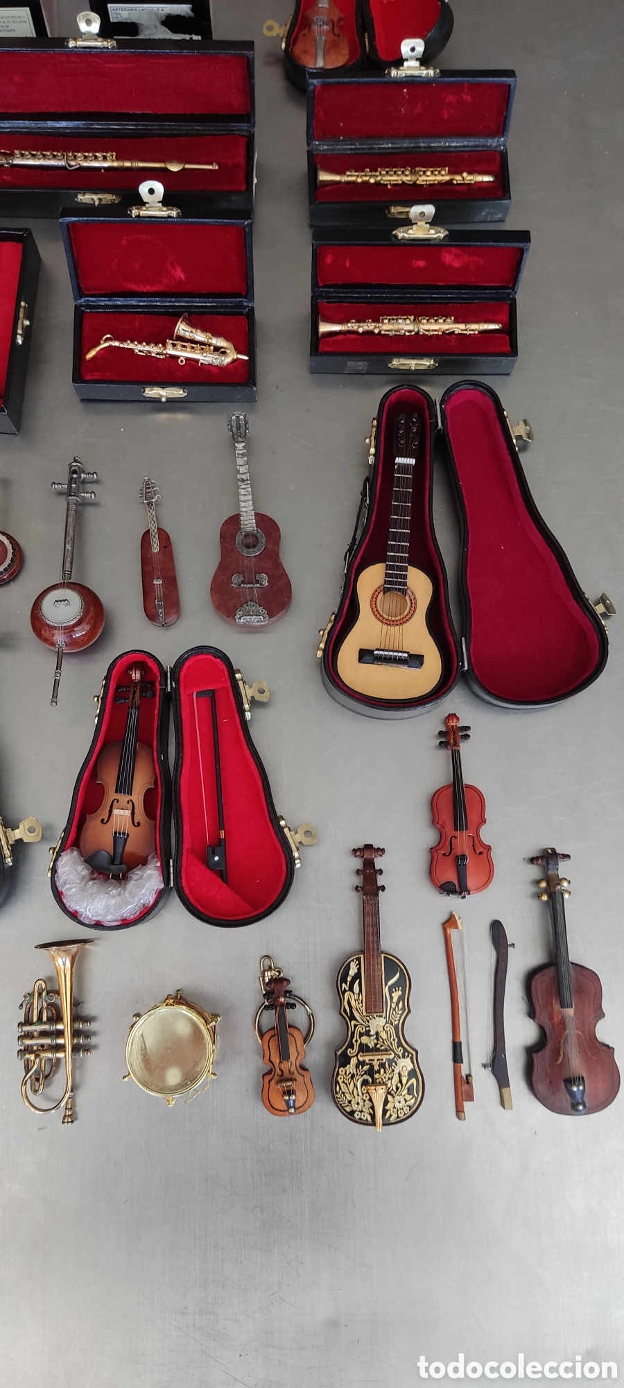 Otros objetos de arte: Miniaturas Instrumentos musicales - Foto 5