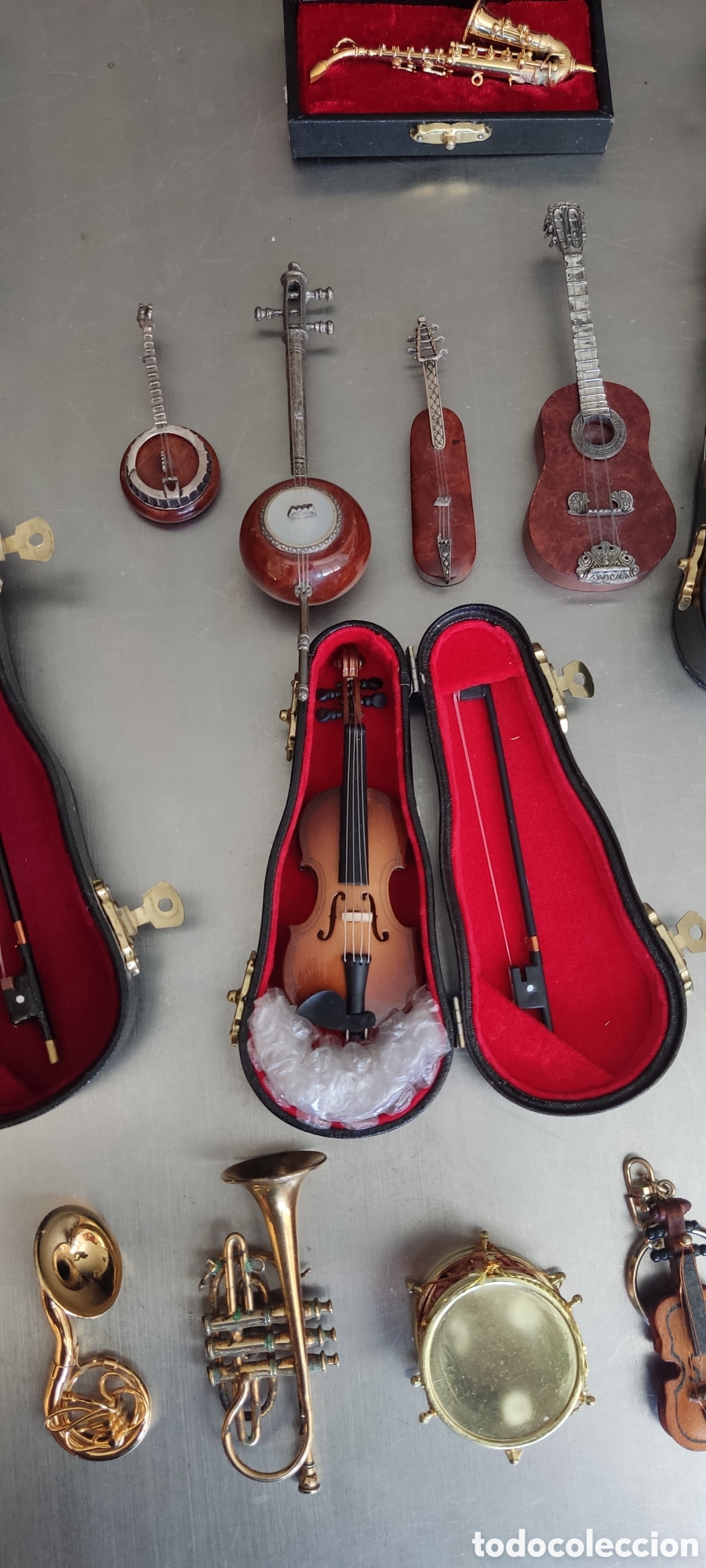 Otros objetos de arte: Miniaturas Instrumentos musicales - Foto 6