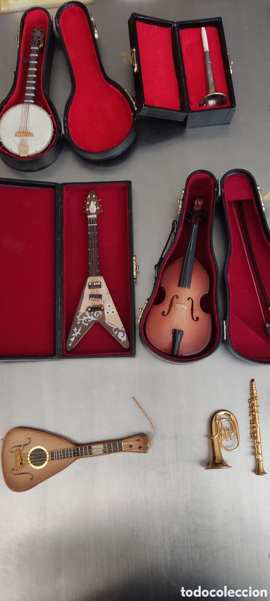 Otros objetos de arte: Miniaturas Instrumentos musicales - Foto 10