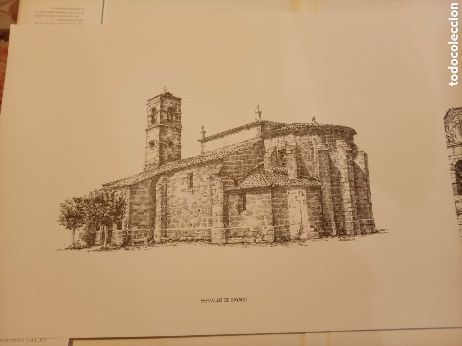 Otros Objetos de Arte: Carpeta 8 l&aacute;minas Zamora Bordell 1992 &ndash; dibujo arquitect&oacute;nico