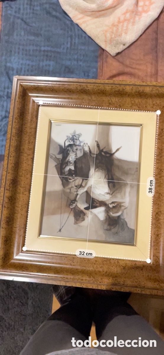 Otros objetos de arte: Vicente S&aacute;nchez Algora &ldquo;La pesca&rdquo; cer&aacute;mica Baviera - Foto 12