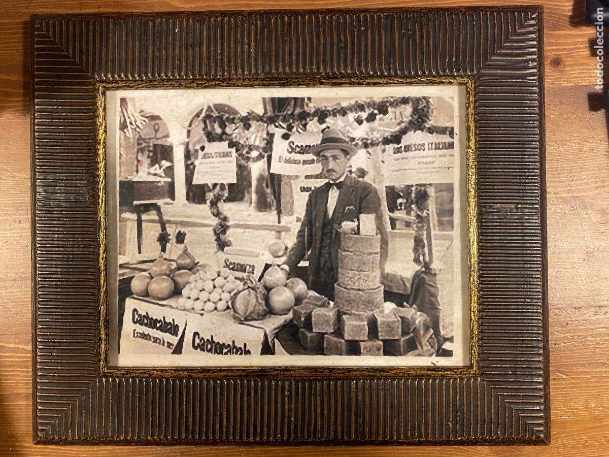 Otros Objetos de Arte: Fotograf&iacute;a Cachocavalo quesos del Vecchio Marco de madera