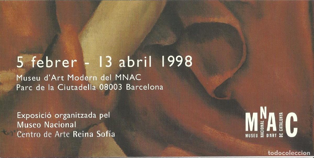 Otros Objetos de Arte: Togores. Classicisme i renovaci&oacute; (obra de 1914 a 1931). MNAC. 1998. Cuadr&iacute;ptico. Cartel. Arte.