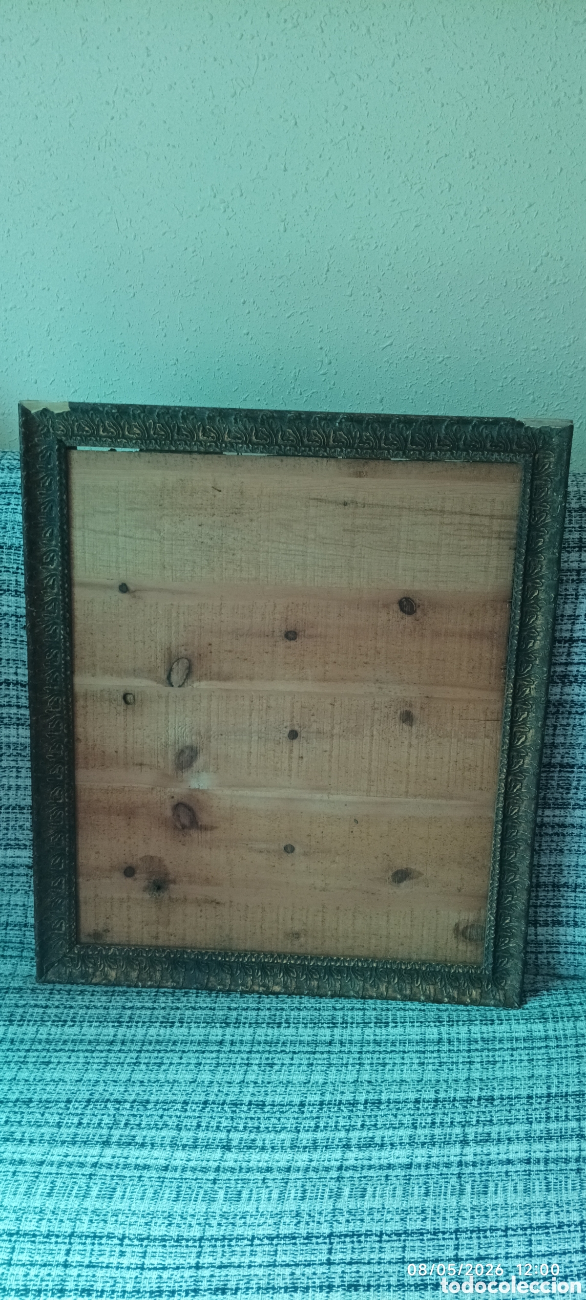 Otros Objetos de Arte: Marco foto a&ntilde;os 20 madera y yeso.