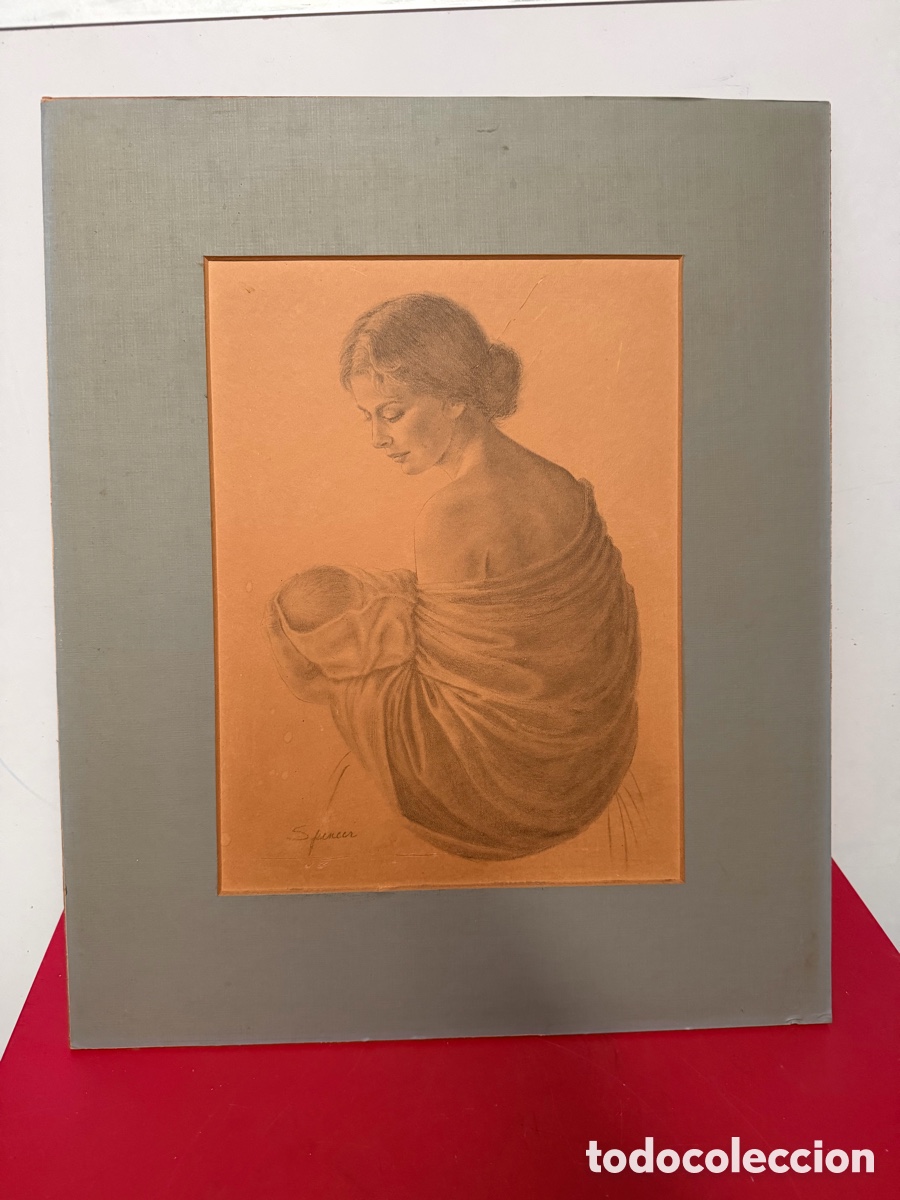 Otros Objetos de Arte: Dibujo antiguo Spencer Maternidad