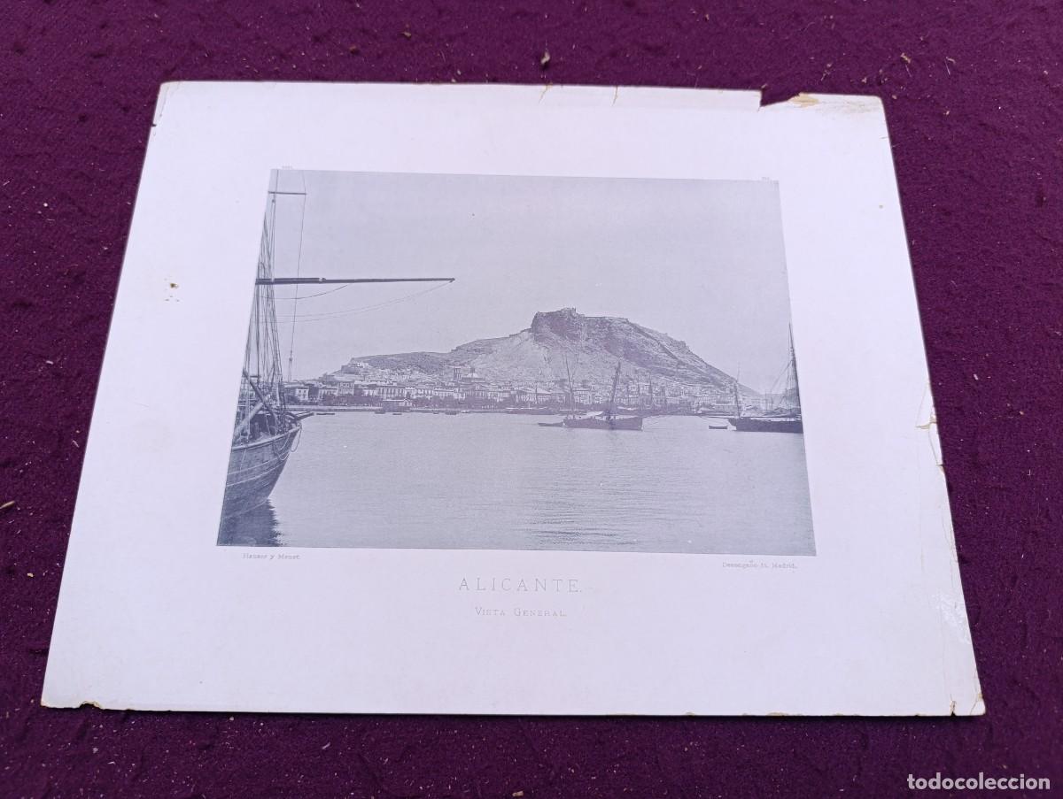 Other art objects: 1891, Antigua Fototipia de Hauser y Menet, Alicante, vista general, unos 32 x 26 cms.