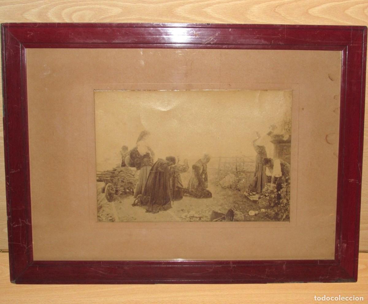 Andere Kunstgegenst&auml;nde: Fotograbado Salve Regina firmado dedicado por Joaqu&iacute;n Luque a Rosell&oacute; C. Lamothe M&aacute;laga circa 1900