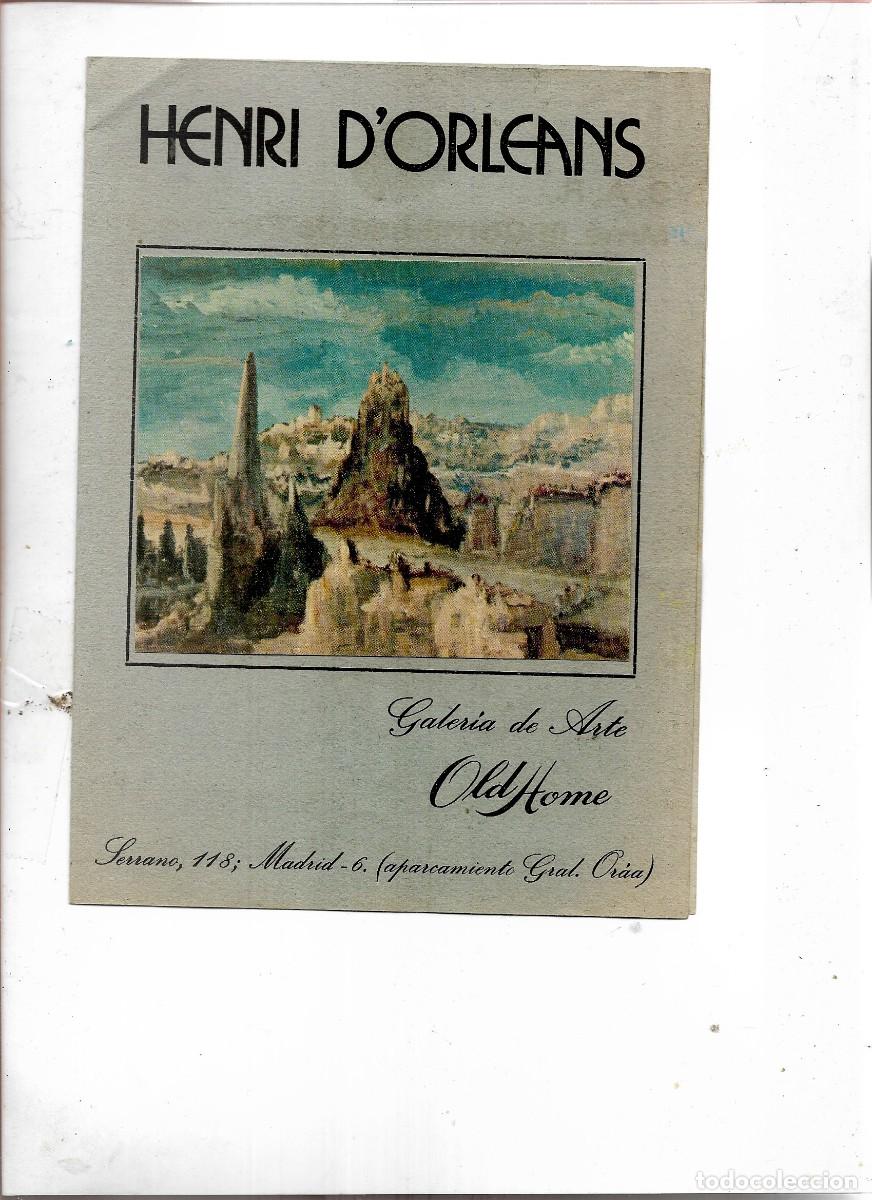 Otros Objetos de Arte: INVITACION A LA GALERIA DE ARTE OLD HOME MADRID POR S.A.R.- LA CONDESA DE CLERMONT