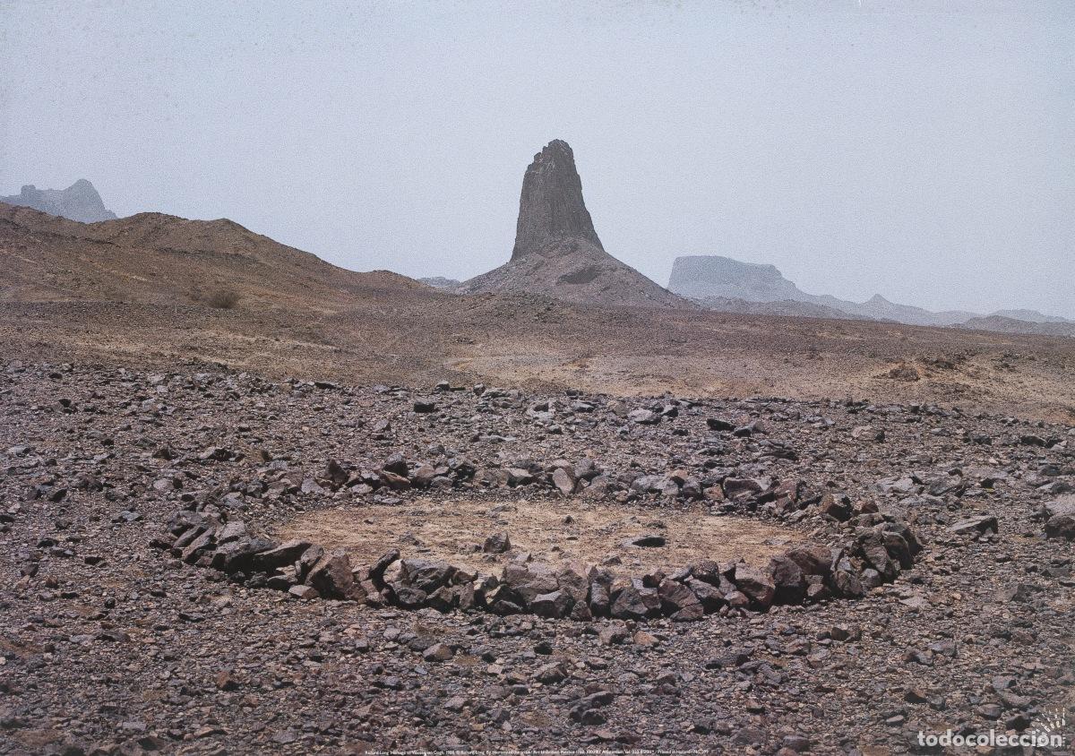 Art: Cartel de Richard Long, homenaje a V. Van Gogh.