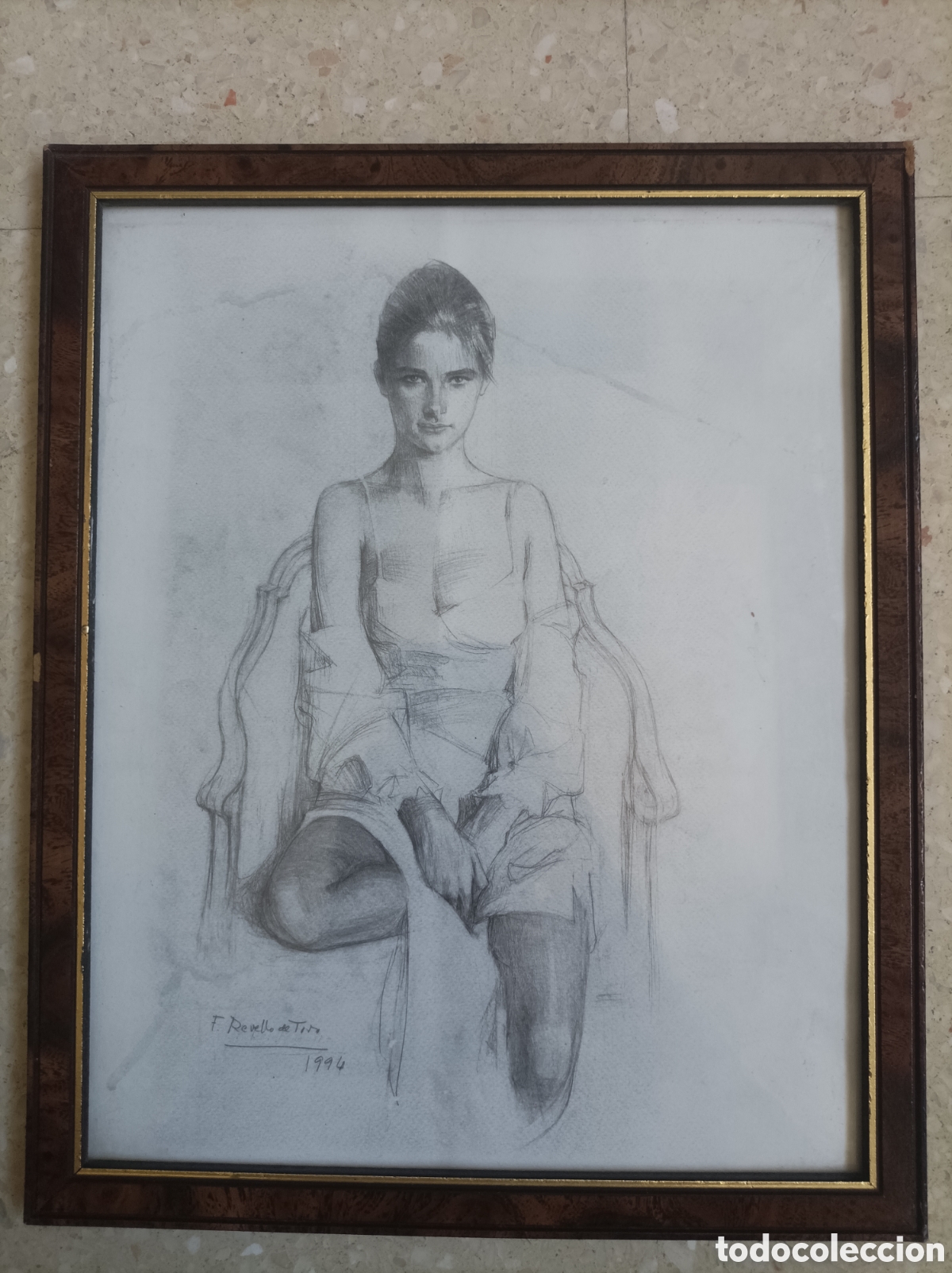 Otros Objetos de Arte: Cuadro F&eacute;lix Revello de Toro 1994