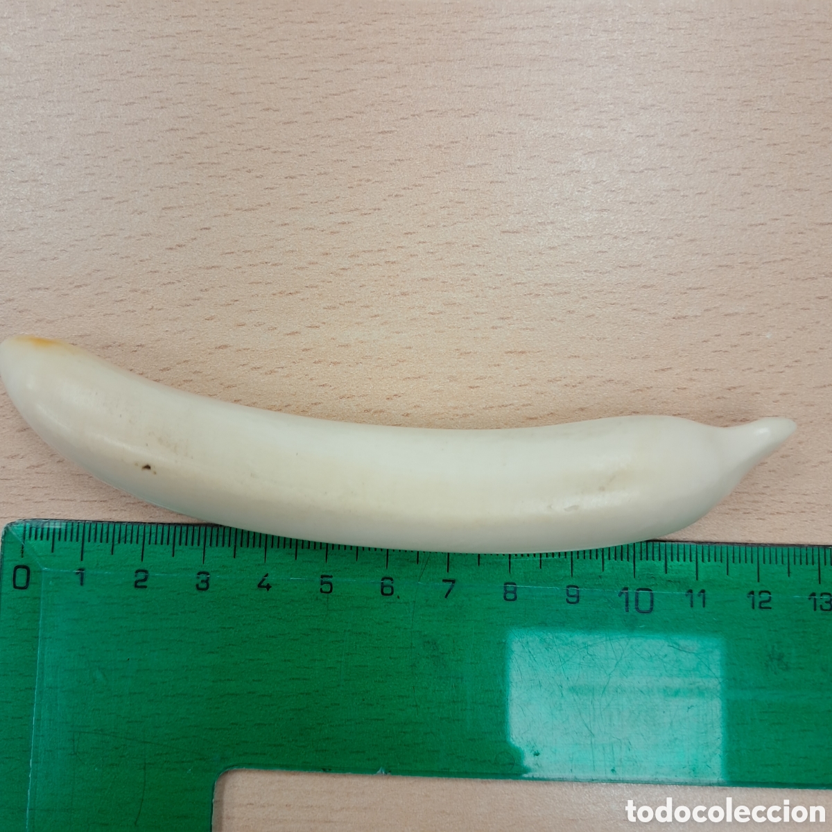 Otros objetos de arte: Amuleto en marfil.con forma.de.colmillo o pene - Foto 4
