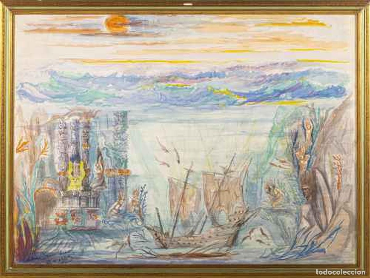Andere Kunstgegenst&auml;nde: Acuarela - Antonio Maria Ribeiro