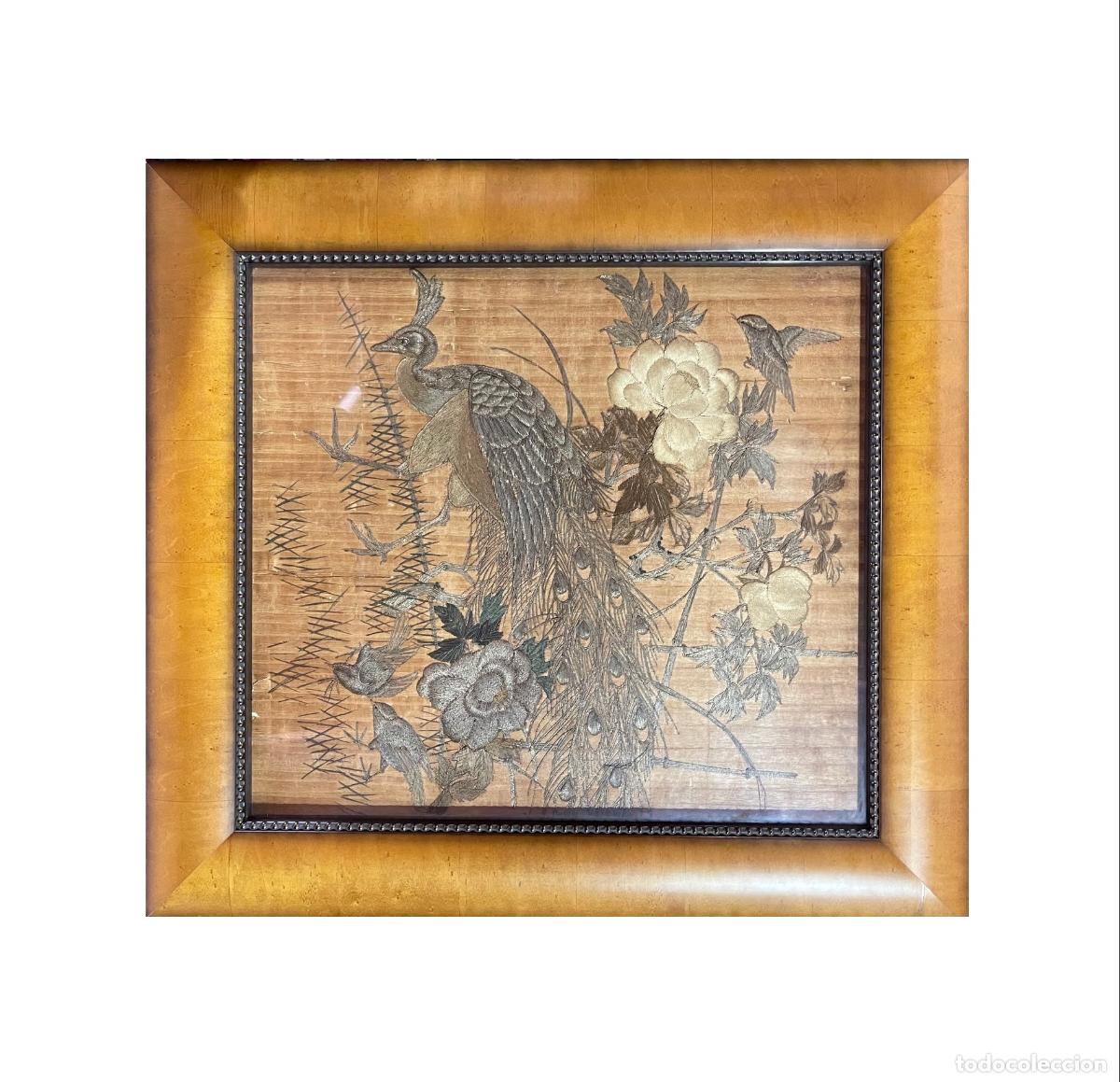 Other art objects: P&aacute;jaros y flores
