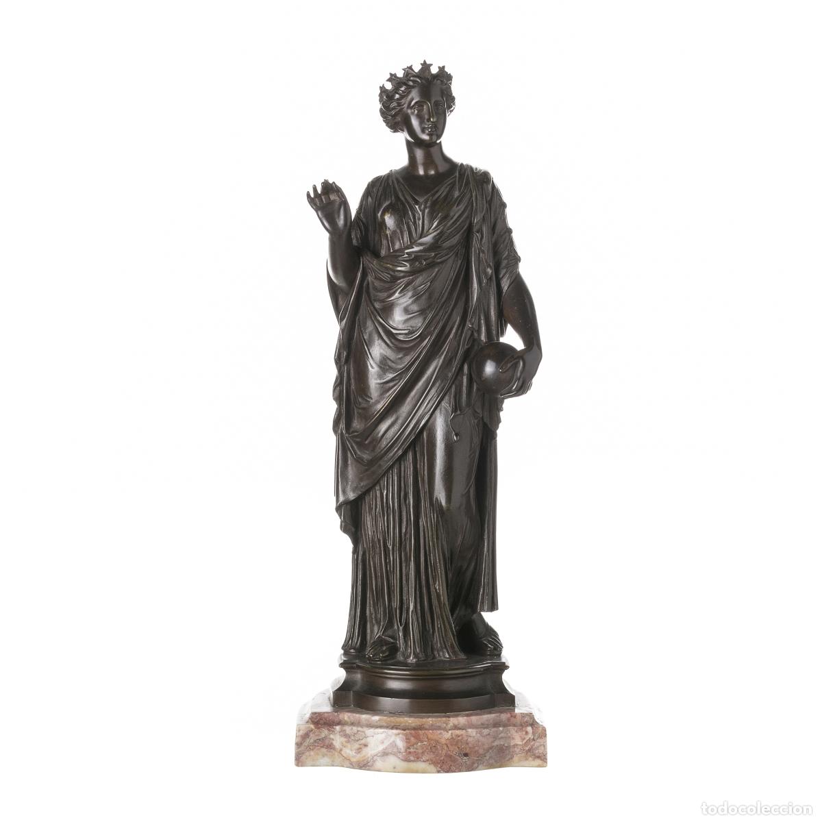 Otros objetos de arte: Escultura - Diosa griega; en bronce - Foto 1