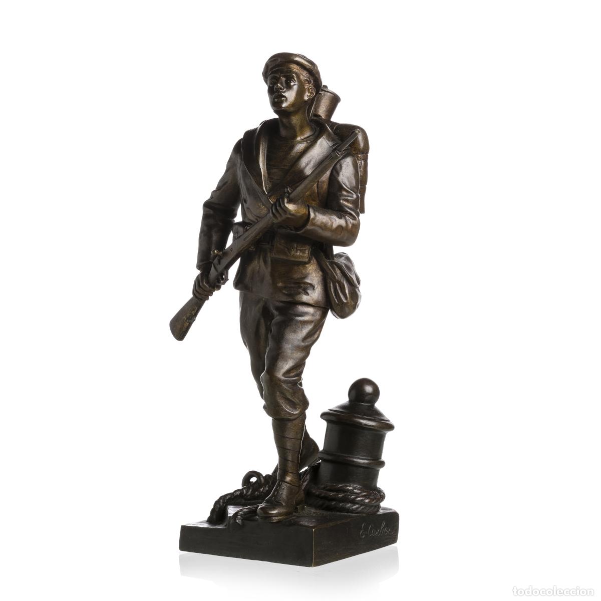 Arte: Escultura - Emile Joseph Nester Carlier - Soldado