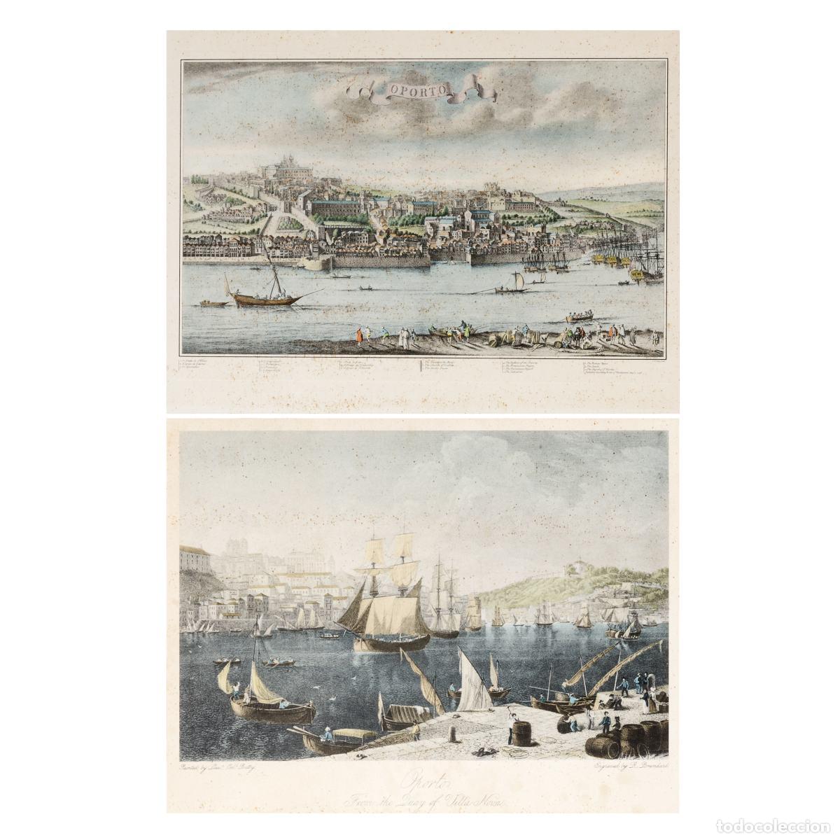 Other art objects: Grabados - Dos grabados que aluden a la ciudad de Oporto.