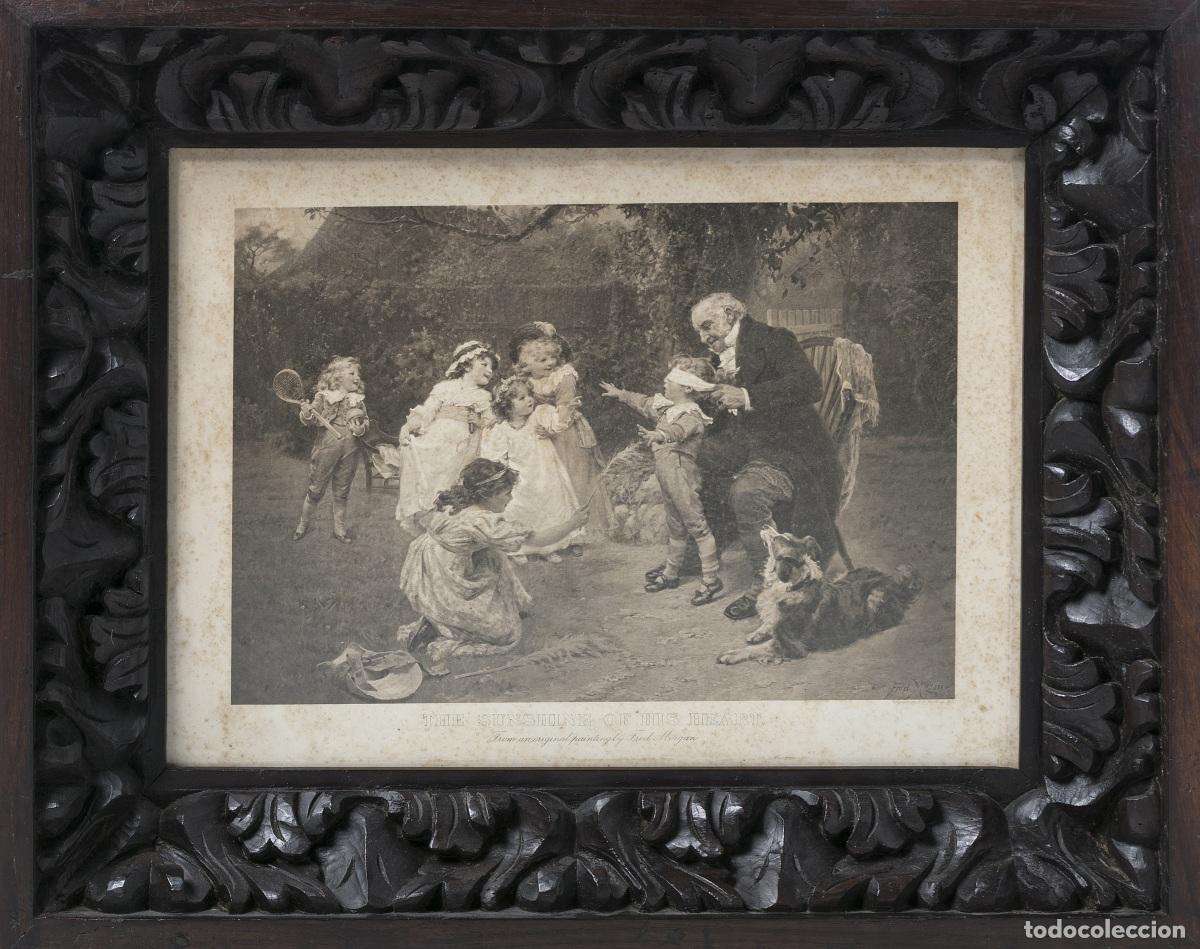 Other art objects: Grabado: 'El sol de su coraz&oacute;n' (Fred Morgan)