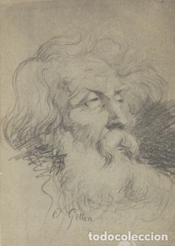 Art: Dibujo - 'Cabeza de anciano'