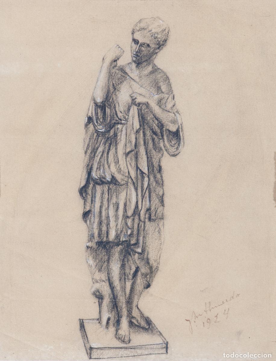 Arte: Dibujo - Jos&eacute; Mar&iacute;a de Almeida - 'Figura greco-romana'
