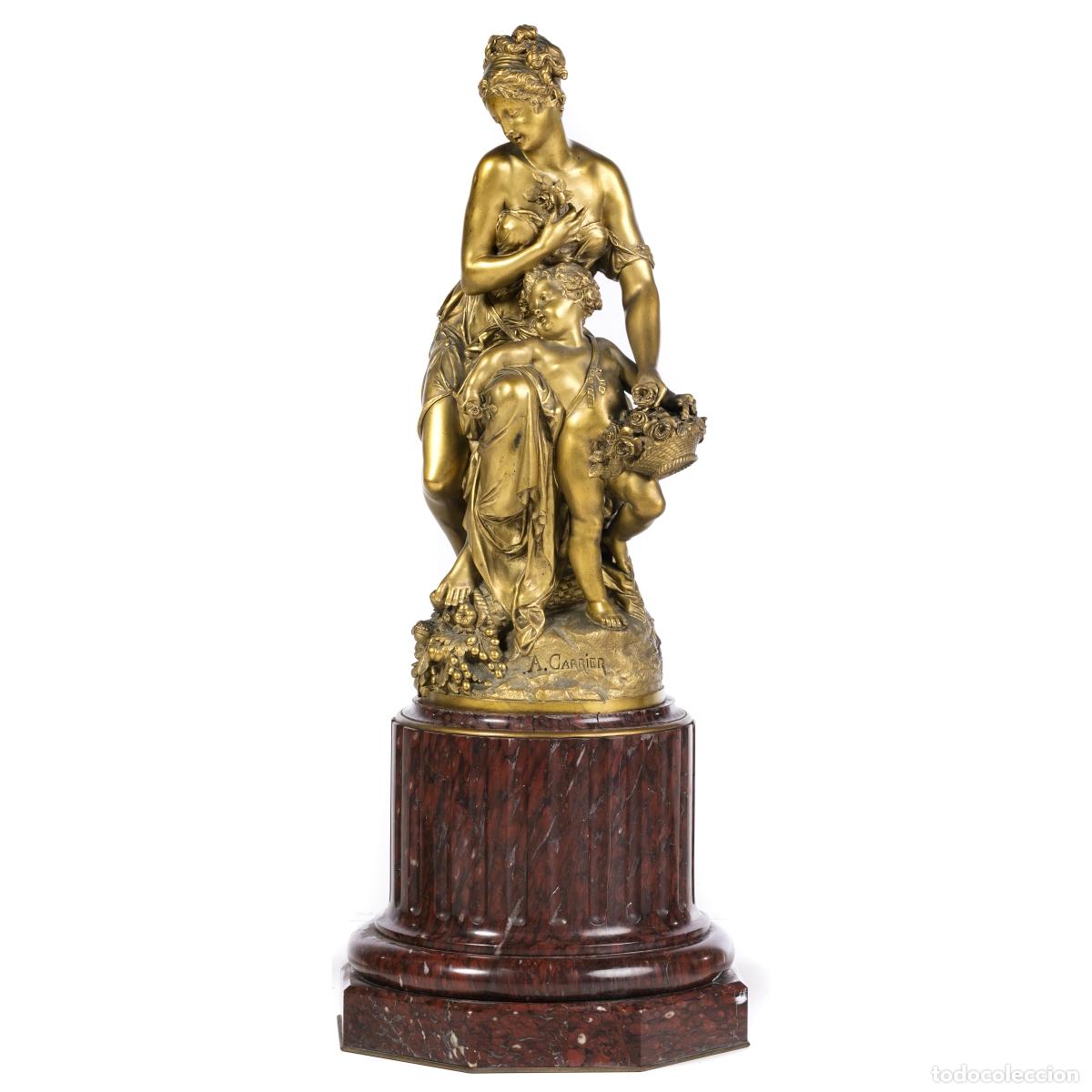 Art: Escultura - Alegor&iacute;a - Albert Carrier-Belleuse - Siglo XIX