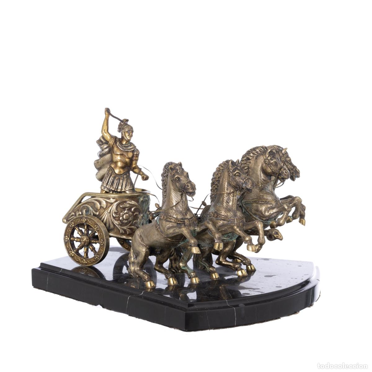 Arte: Escultura - Cuadriga romana